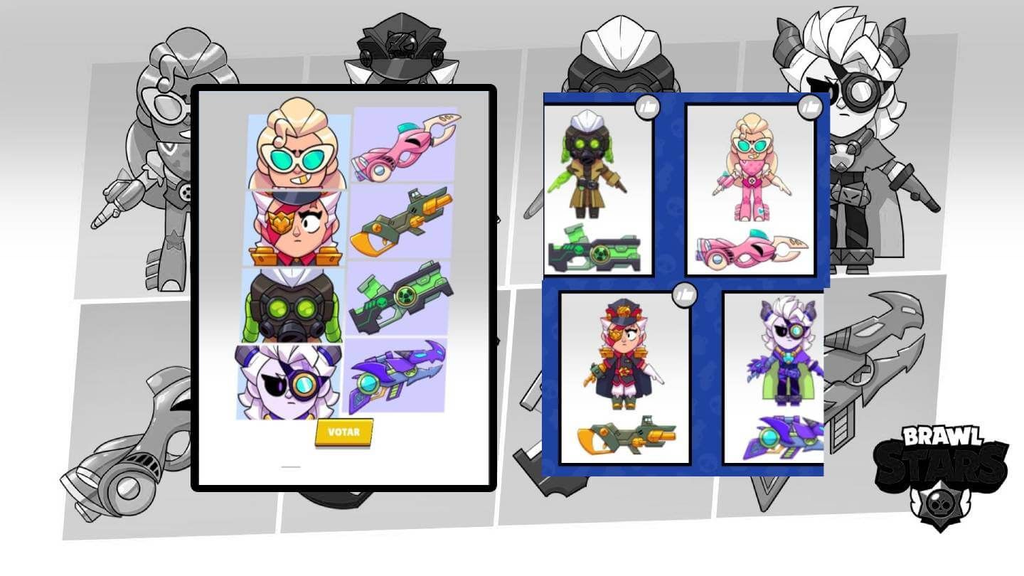 La votación final para la nueva skin de Belle en Brawl Stars