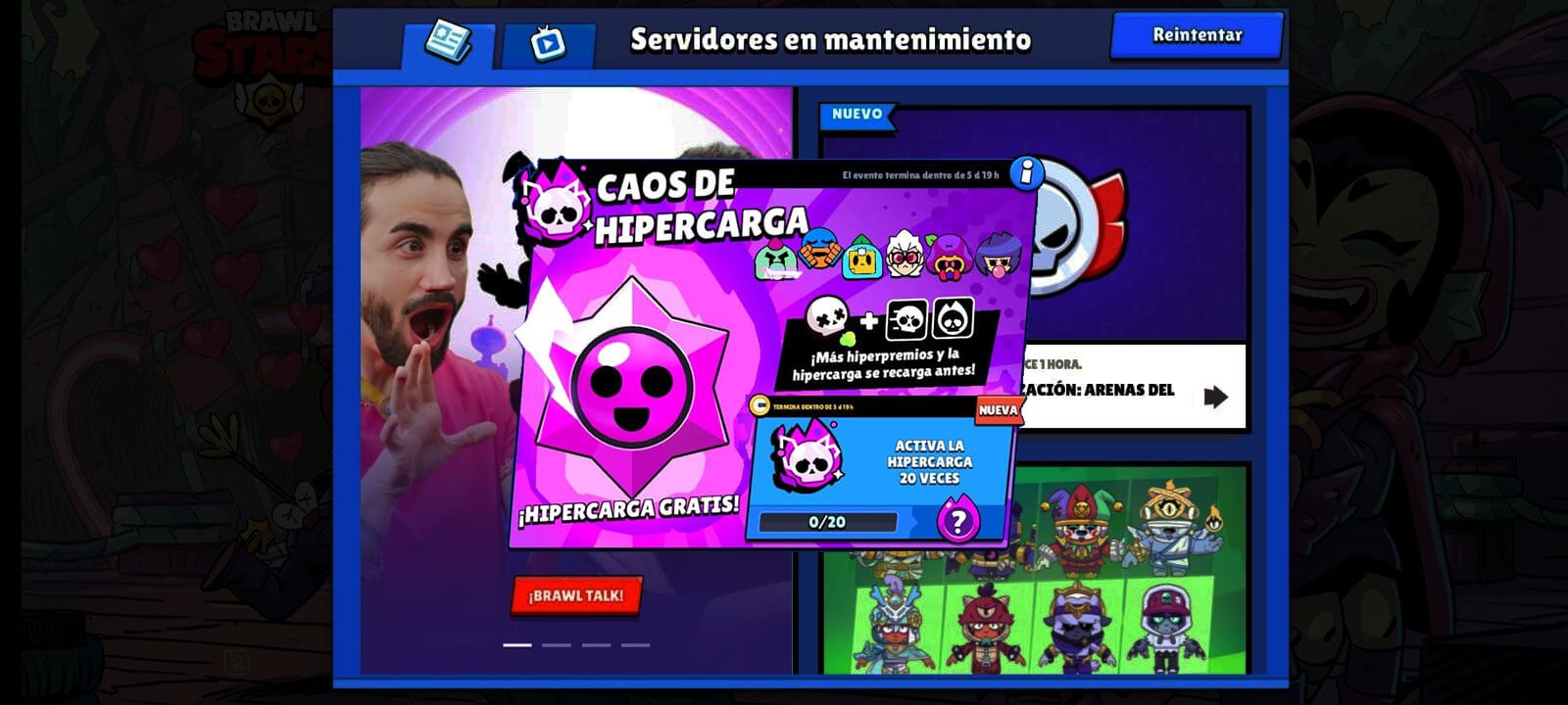  Vuelve el Caos de Hipercarga a Brawl Stars