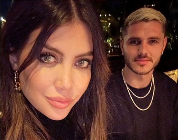 Wanda Nara junto a su marido, Mauro Icardi, ahora jugador del Galatasaray turco (@wanda_nara)