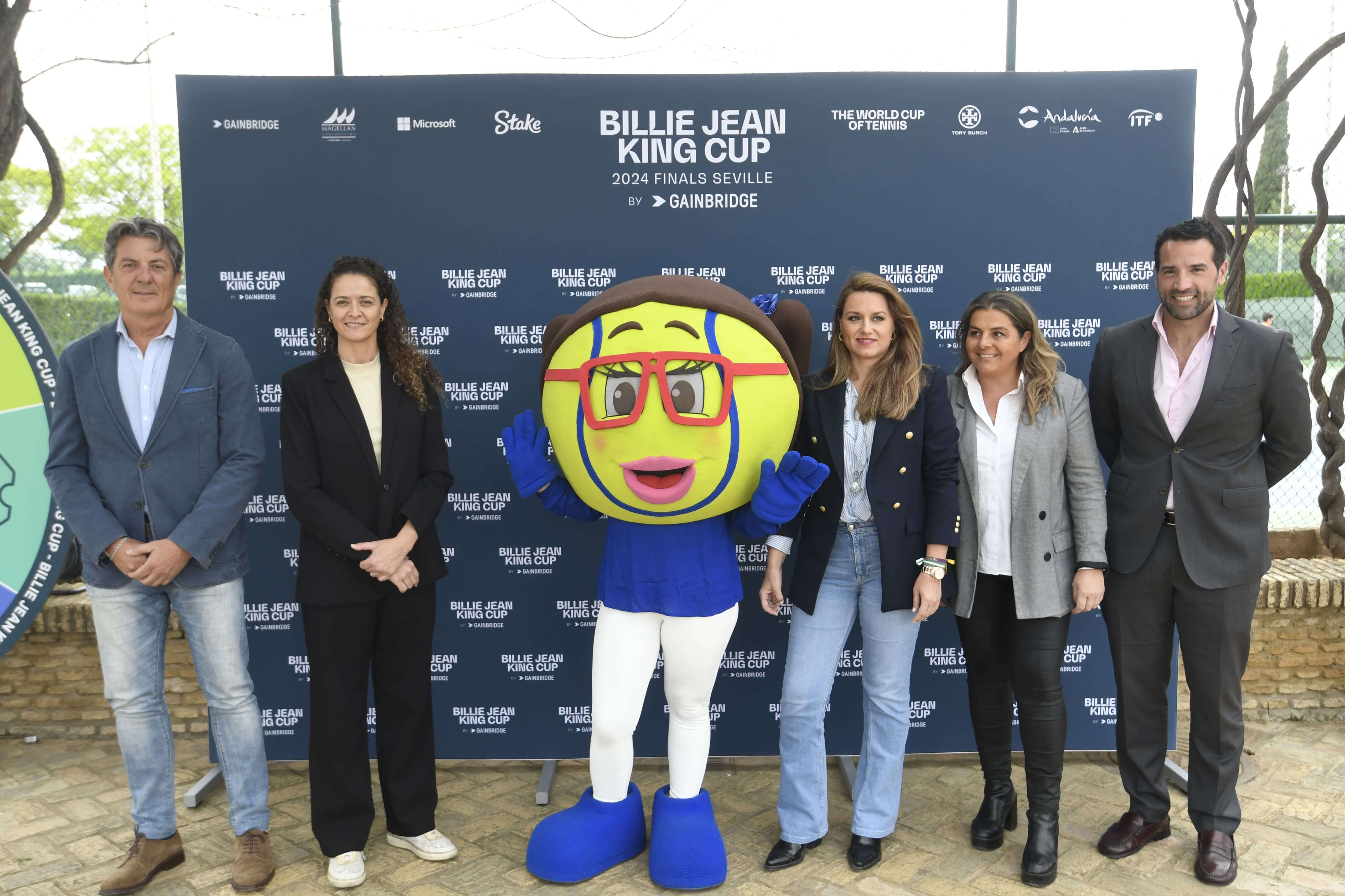  La presentación de la Billie Jean King Cup se celebró este martes en Sevilla