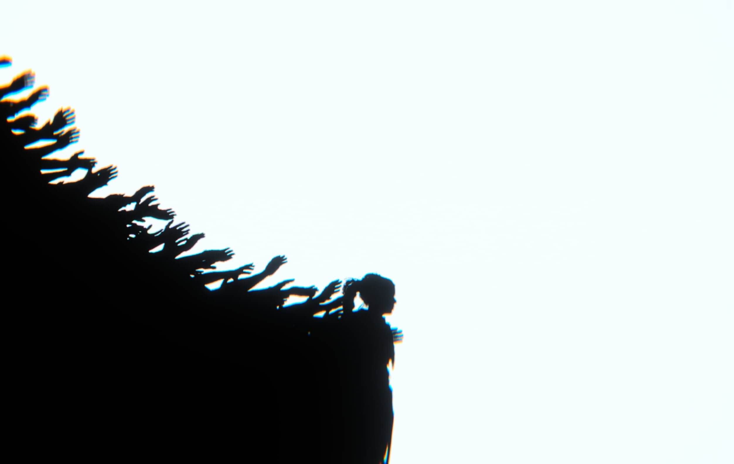  La oscuridad a las espaldas de Senua en Senua's Saga: Hellblade II.