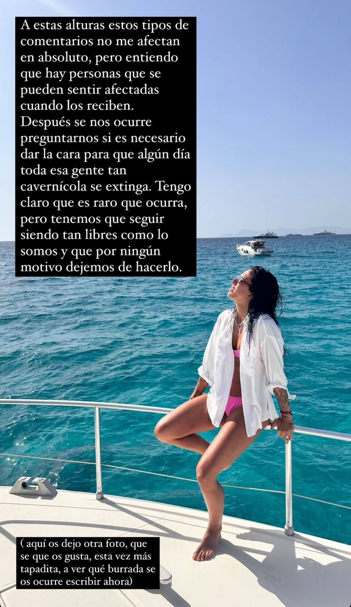 Jenni Hermosoy su respuesta en Instagram