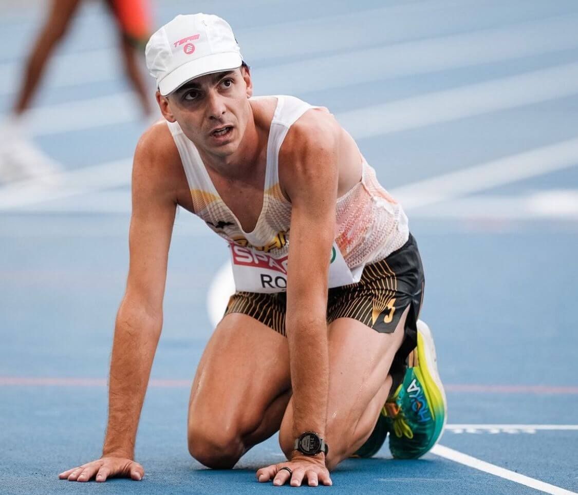 Yago Rojo, en los Europeos de Roma de 2024