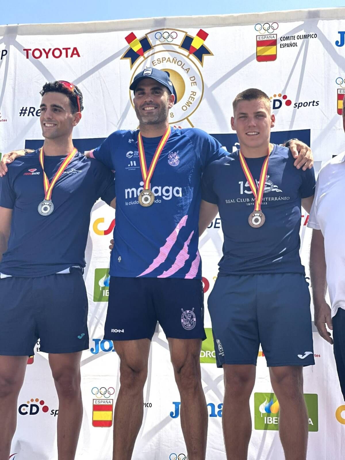Podio malagueño en el campeonato de España de Beach Sprint en Alicante.