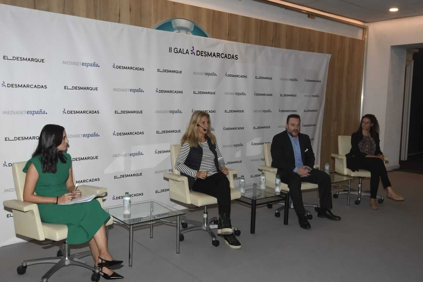  Arantxa Sánchez Vicario interviene en la mesa redonda de la II Gala de Premios Desmarcadas. (Foto: