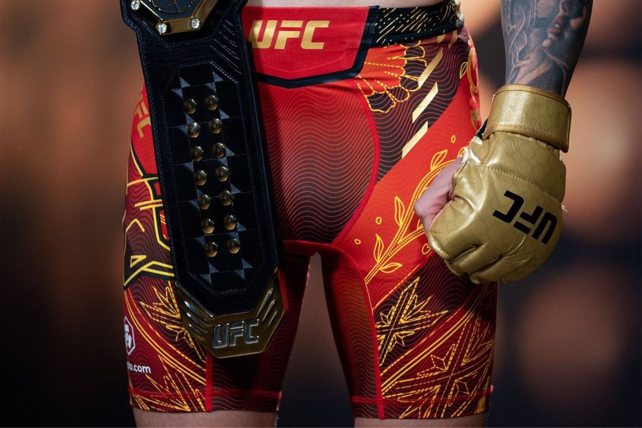  El pantalón que llevará Ilia Topuria contra Max Holloway.