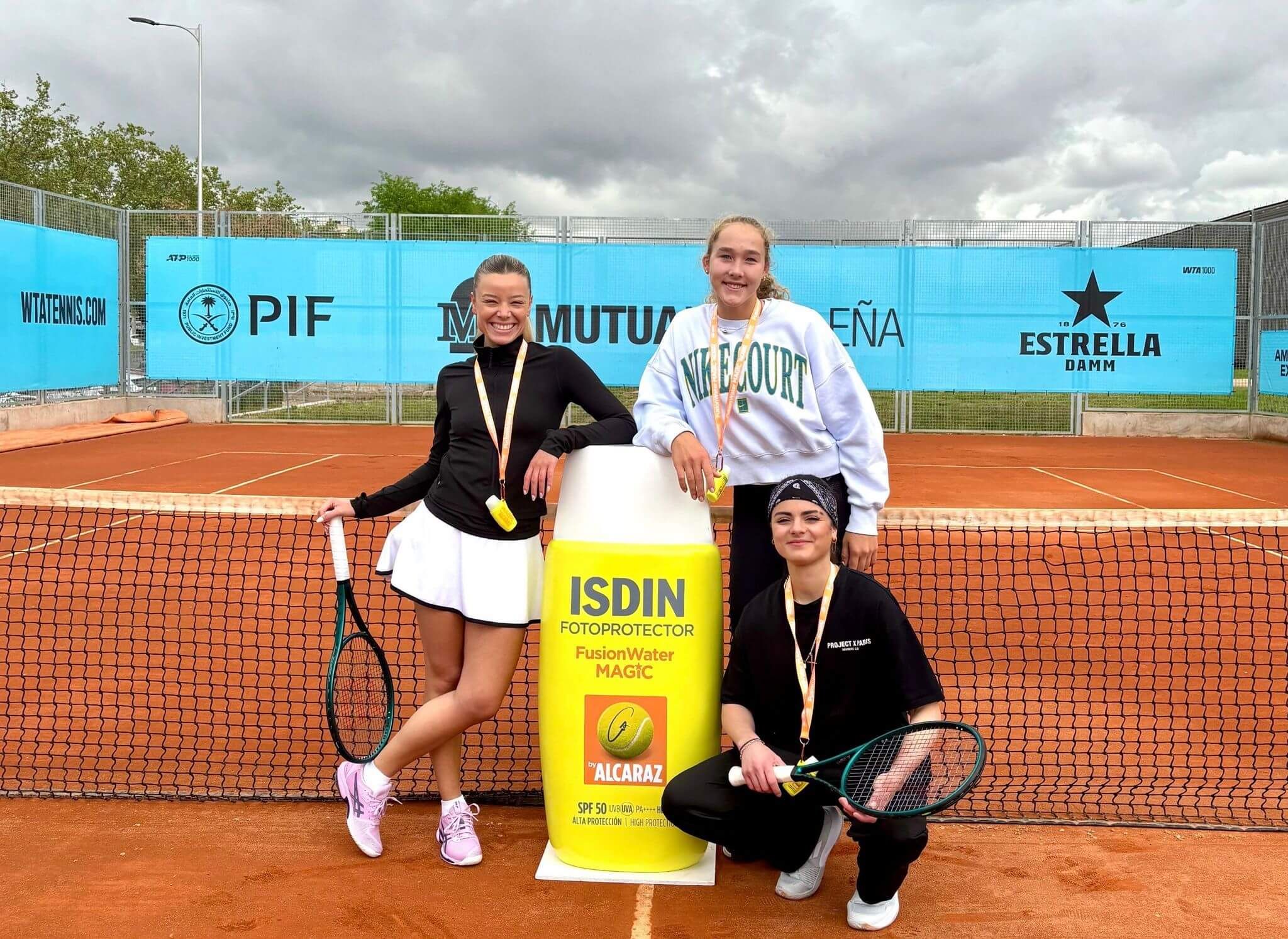  Andreeva, en el acto de ISDIN