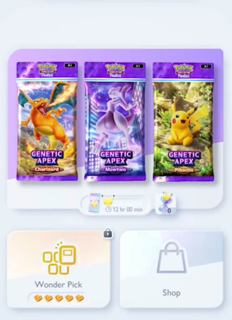  La herramienta permite elegir entre cualquiera de los tres packs del set de cartas.