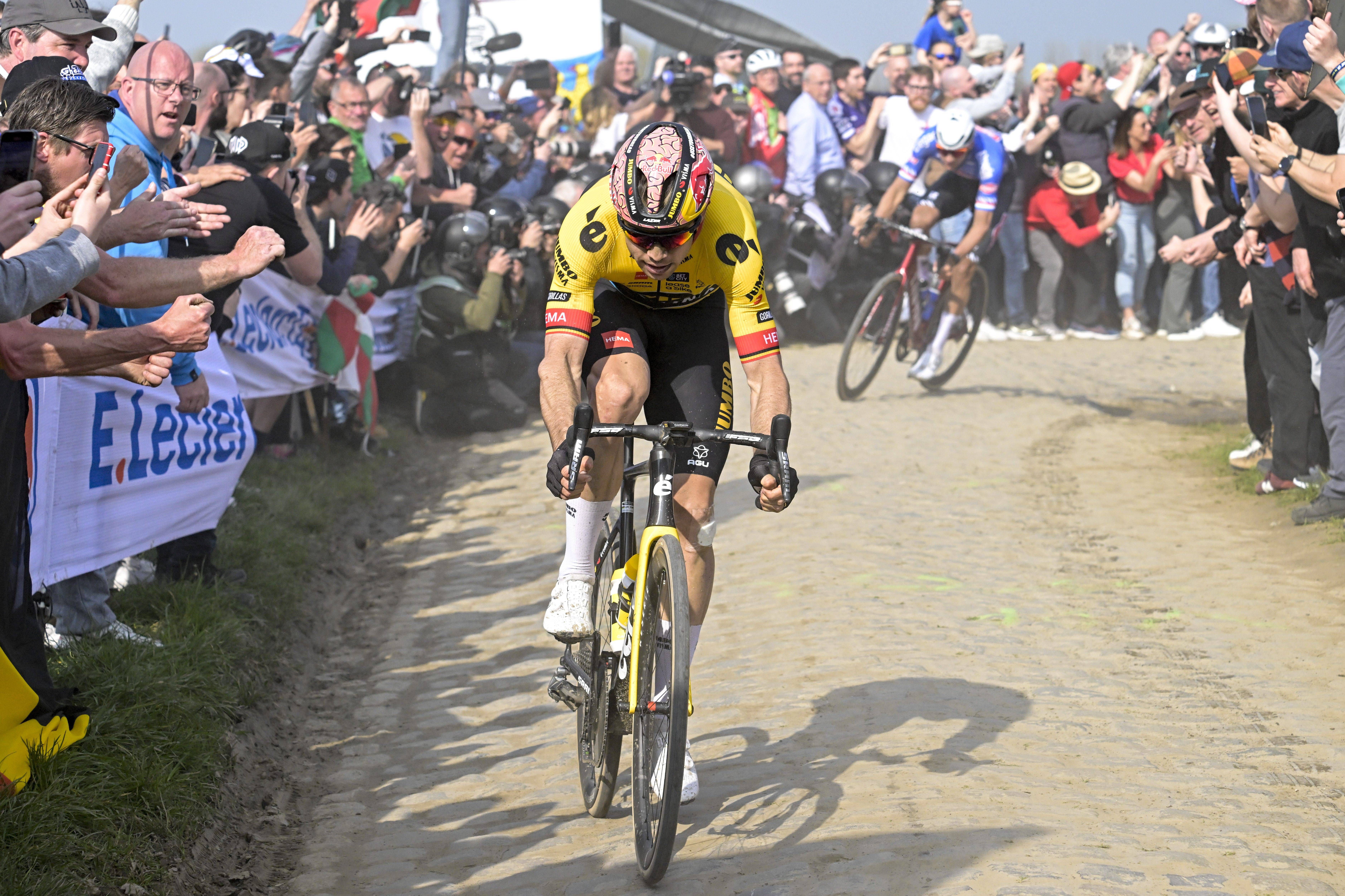  Wout van Aert, ciclista del equipo Jumbo-Visma.
