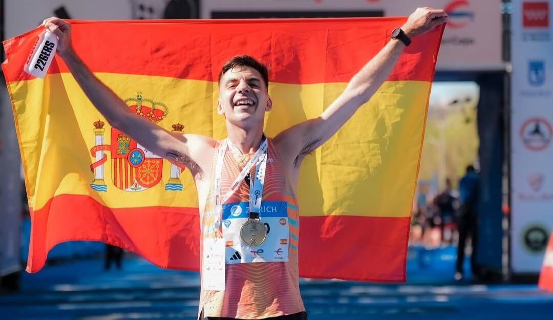 Yago Rojo, tercero en la Maratón de Madrid
