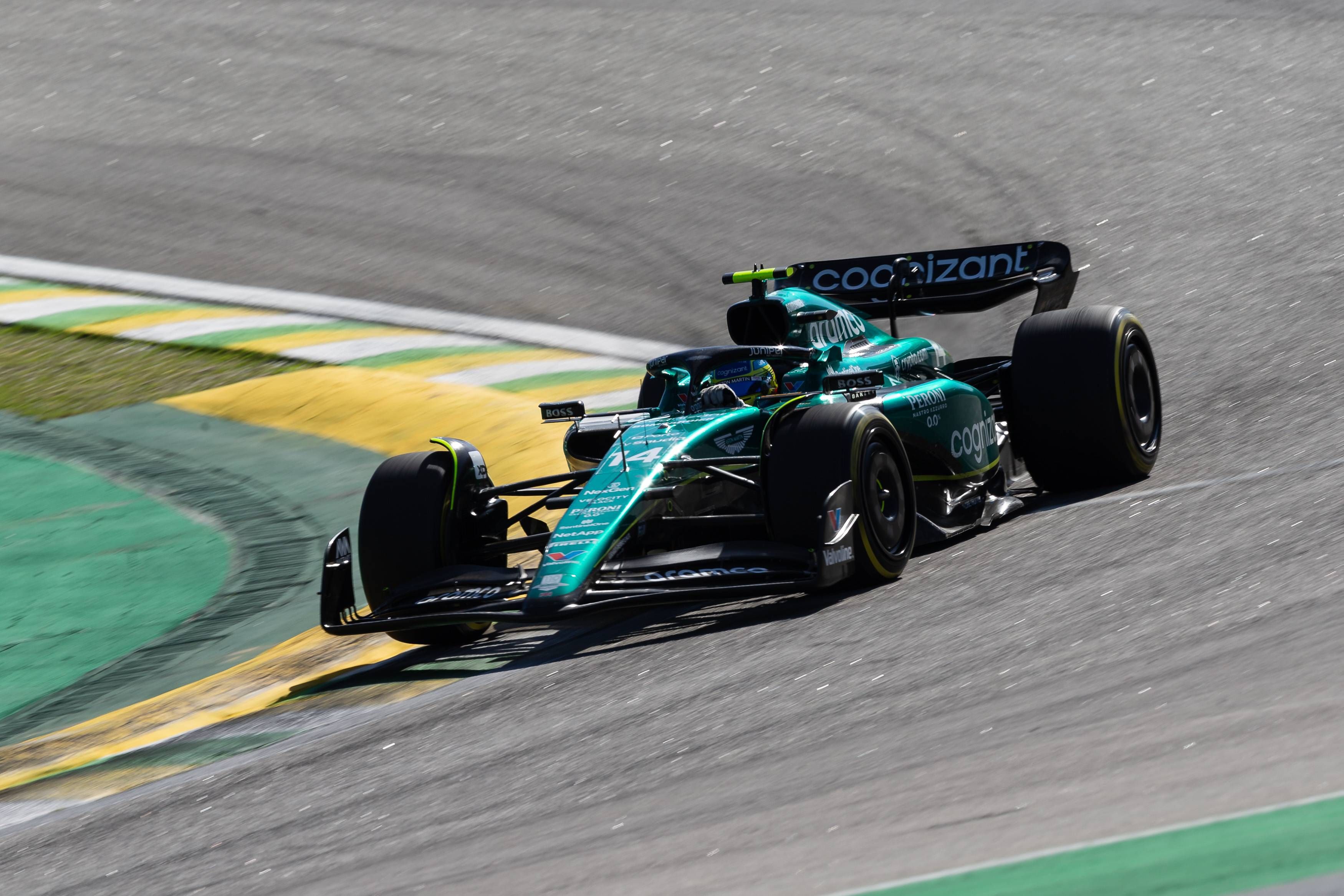 Fernando Alonso, en el GP de Brasil (foto: Cordon Press).