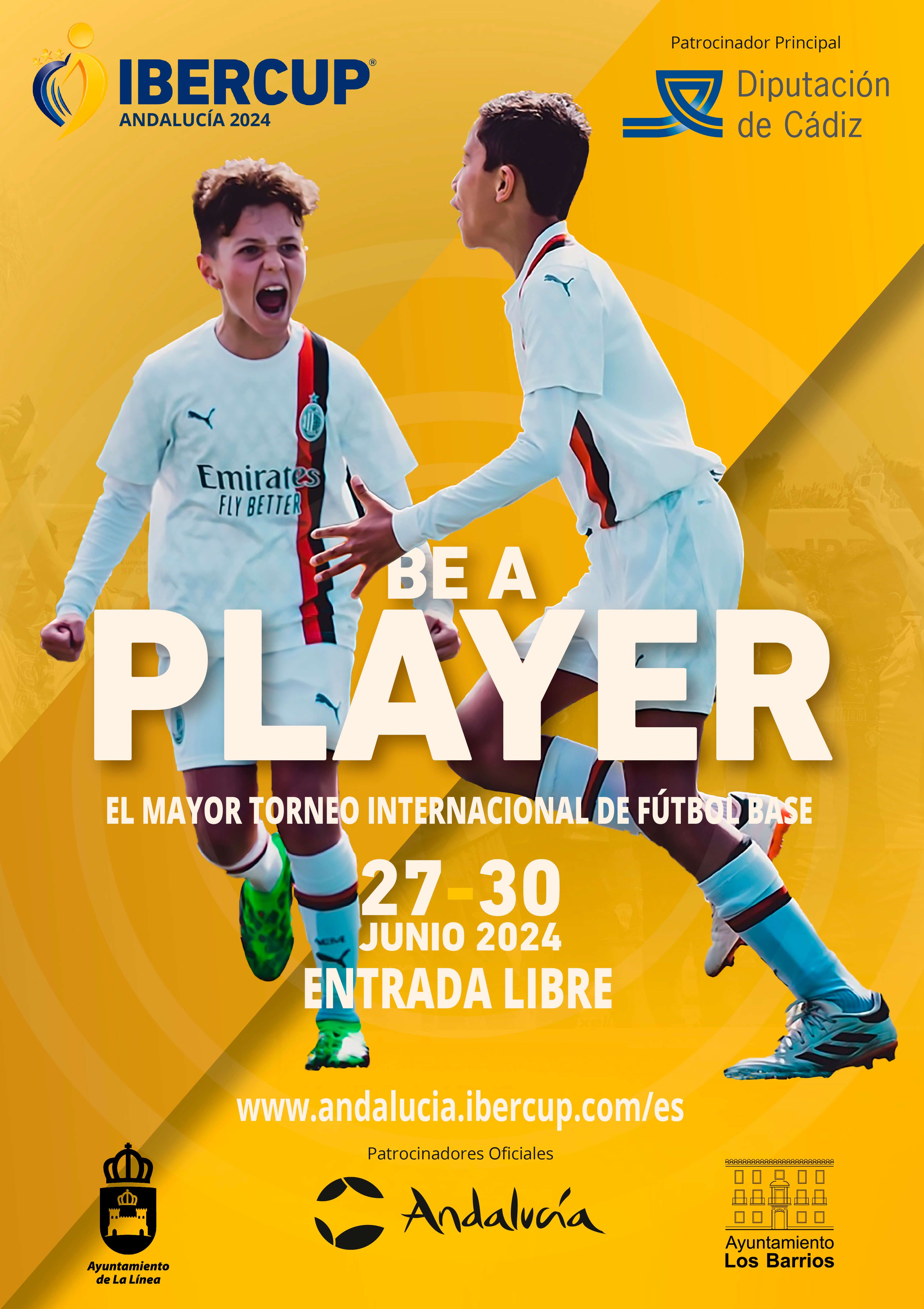  Cartel de la Ibercup Andalucía, que se celebrará en el Campo de Gibraltar.