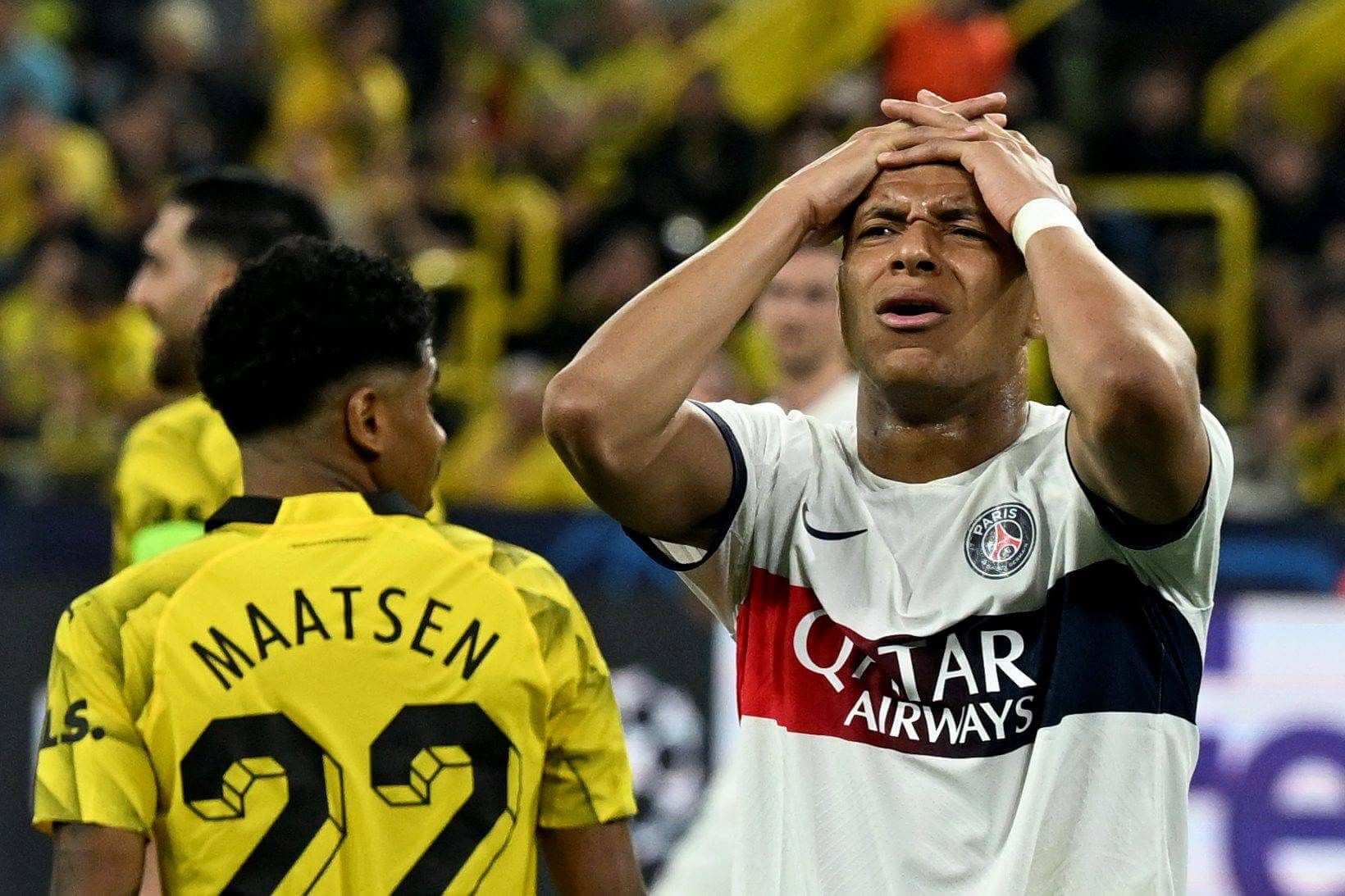  Kyllian Mbappé durante el partido frente al Borussia Dortmund (Fuente: Cordon Press)