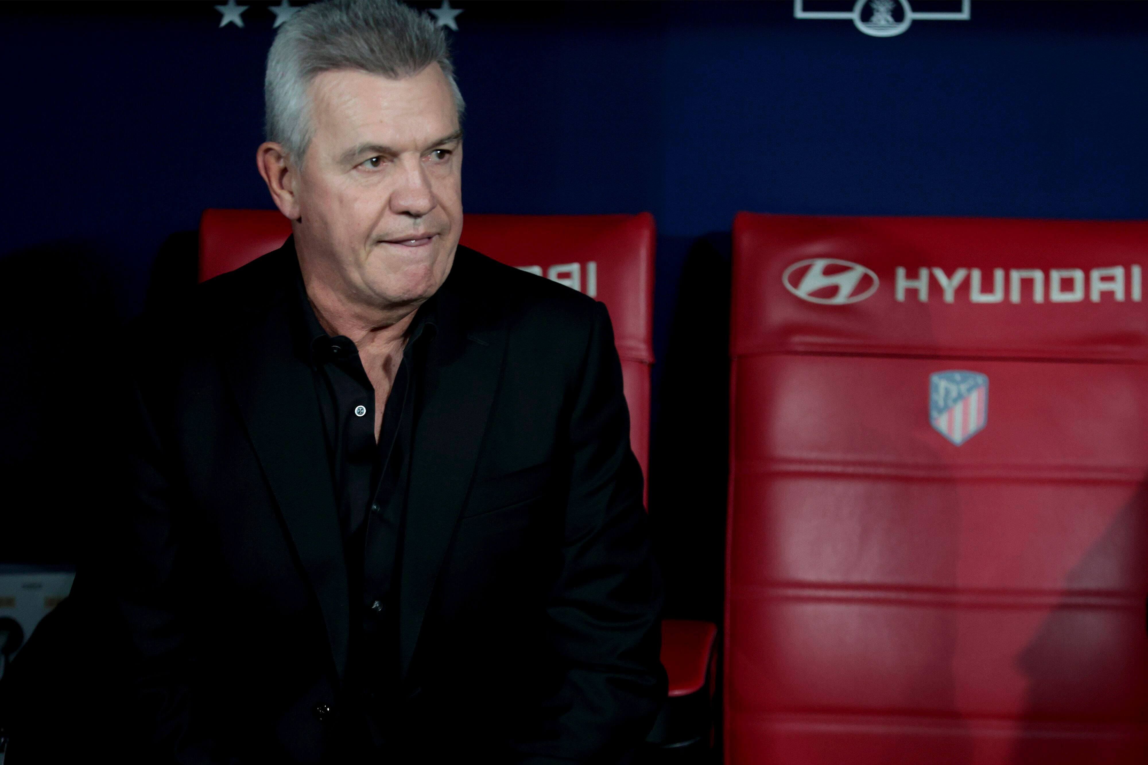 Javier Aguirre, en el banquillo durante un partido del Mallorca.