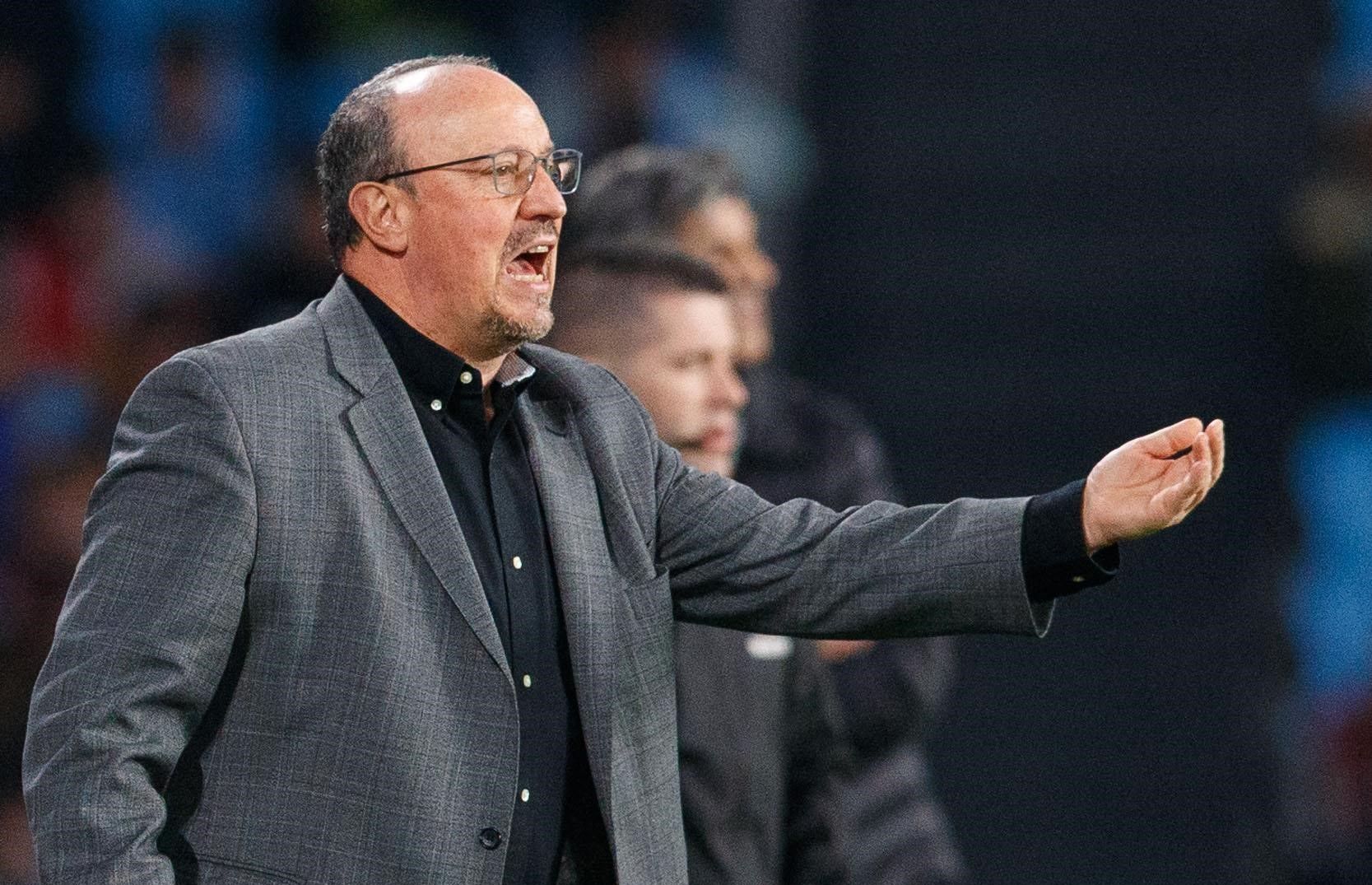 Rafa Benítez, en el Celta - Real Sociedad.