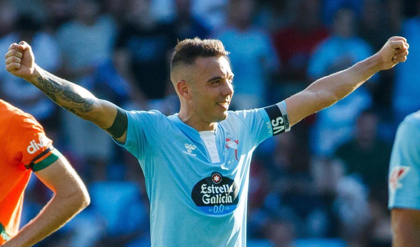  Gol de Iago Aspas en el Celta - Valencia.