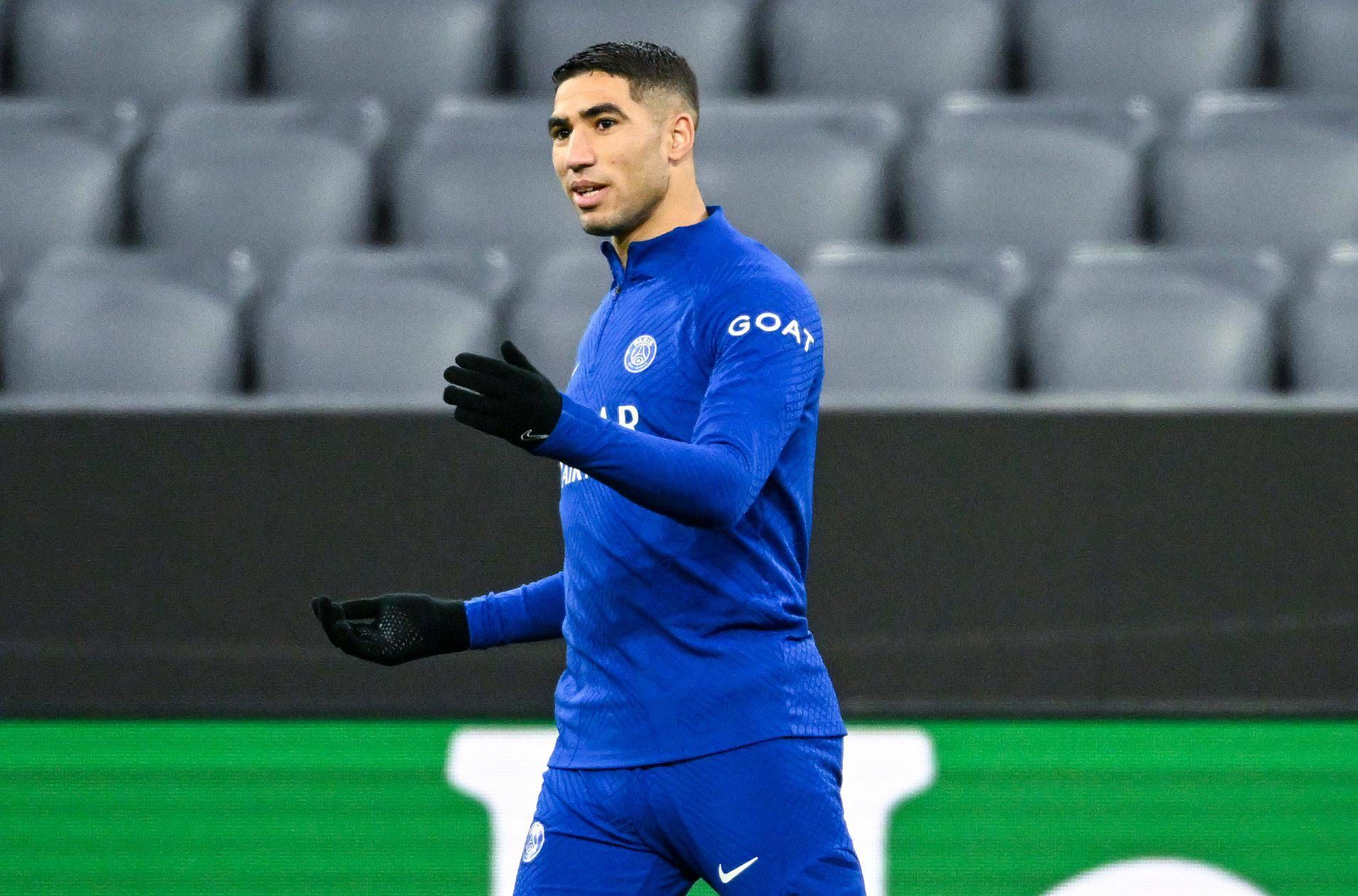 Achraf Hakimi, jugador del PSG e internacional con Marruecos.