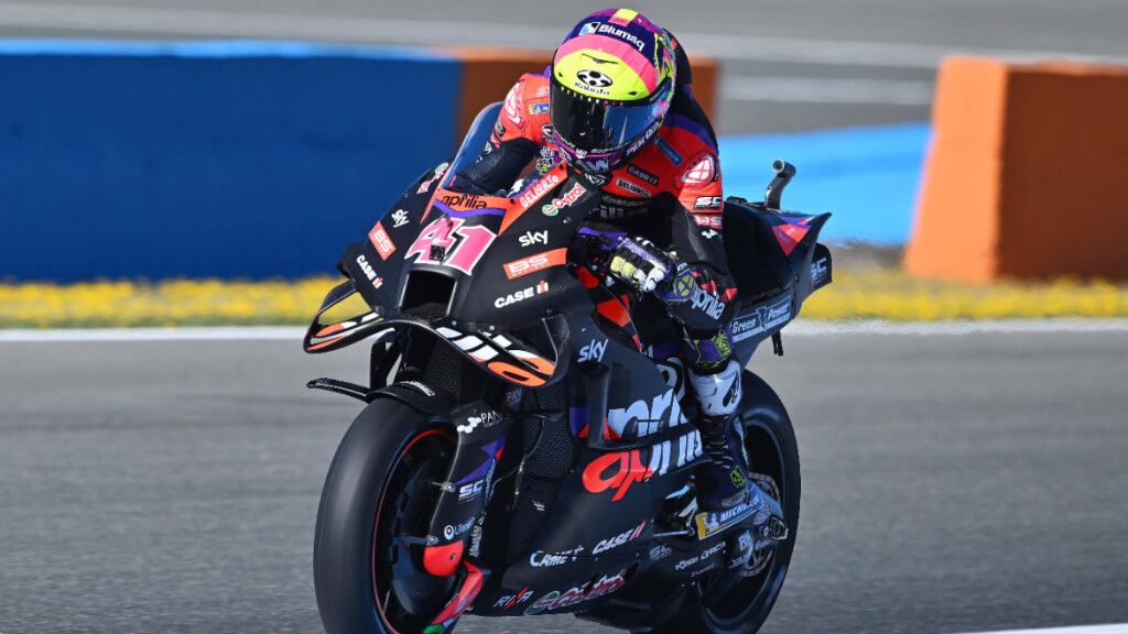  Aleix Espargaró, en el GP de Le Mans.