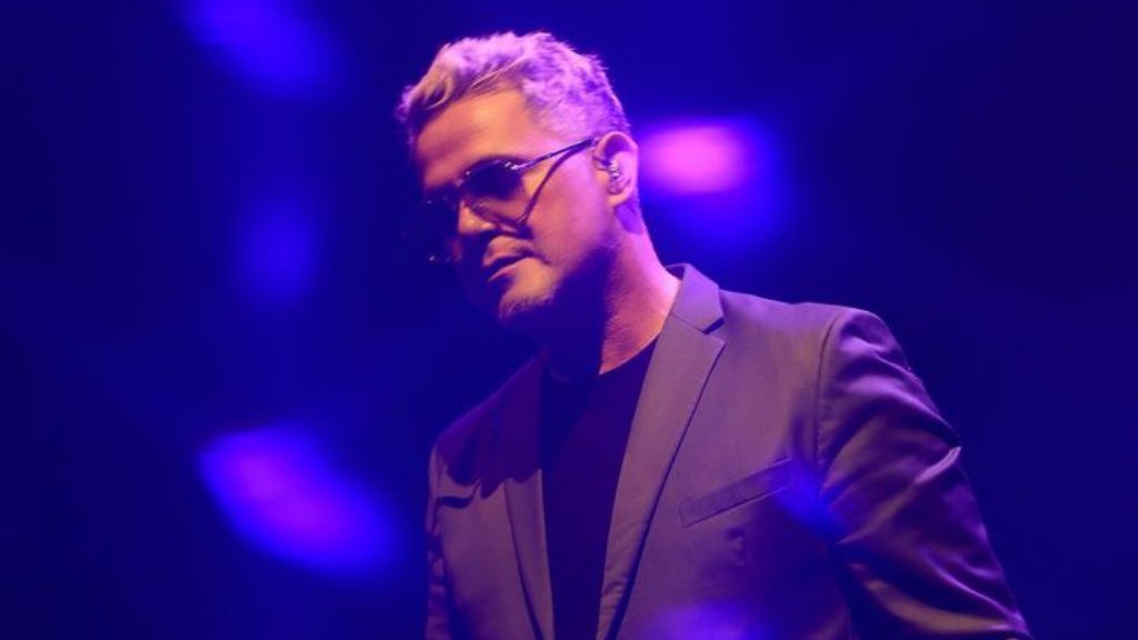Alejandro Sanz en uno de sus conciertos