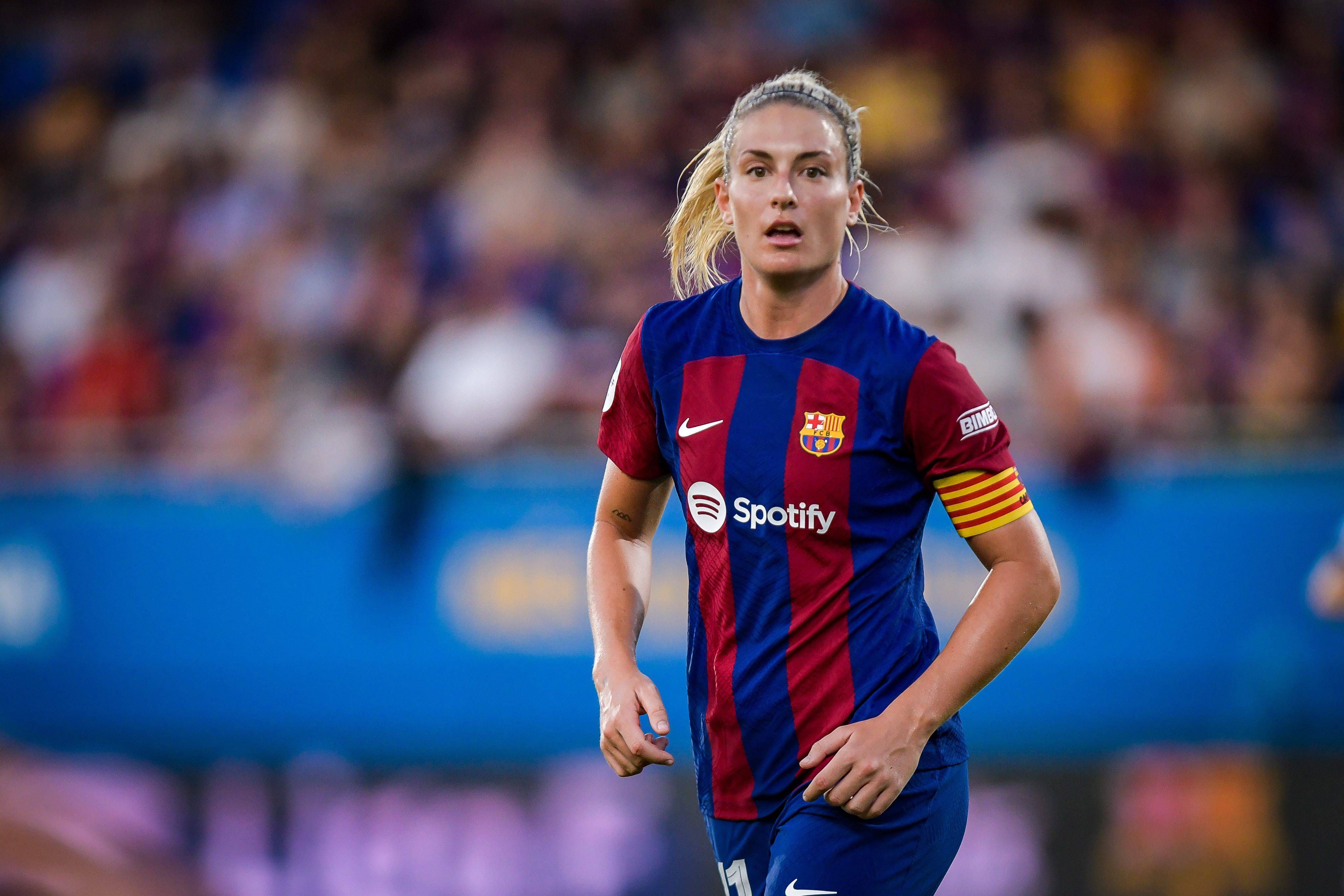  Alexia Putellas durante un partido con el Barcelona esta temporada.