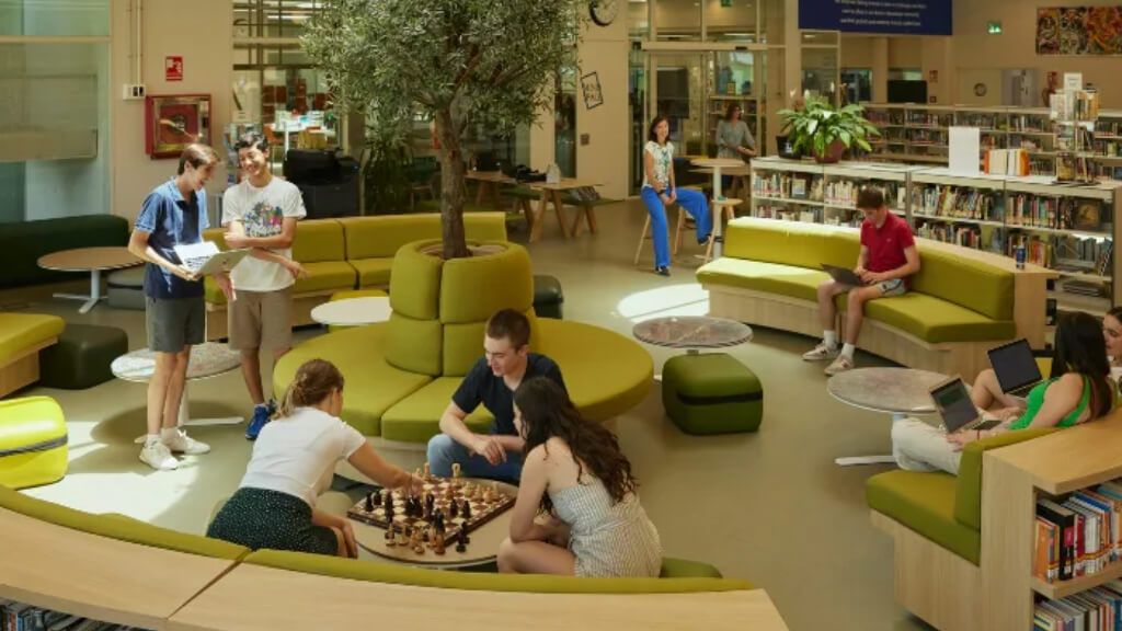 Biblioteca del Colegio Americano de Madrid (Fuente: American School of Madrid)