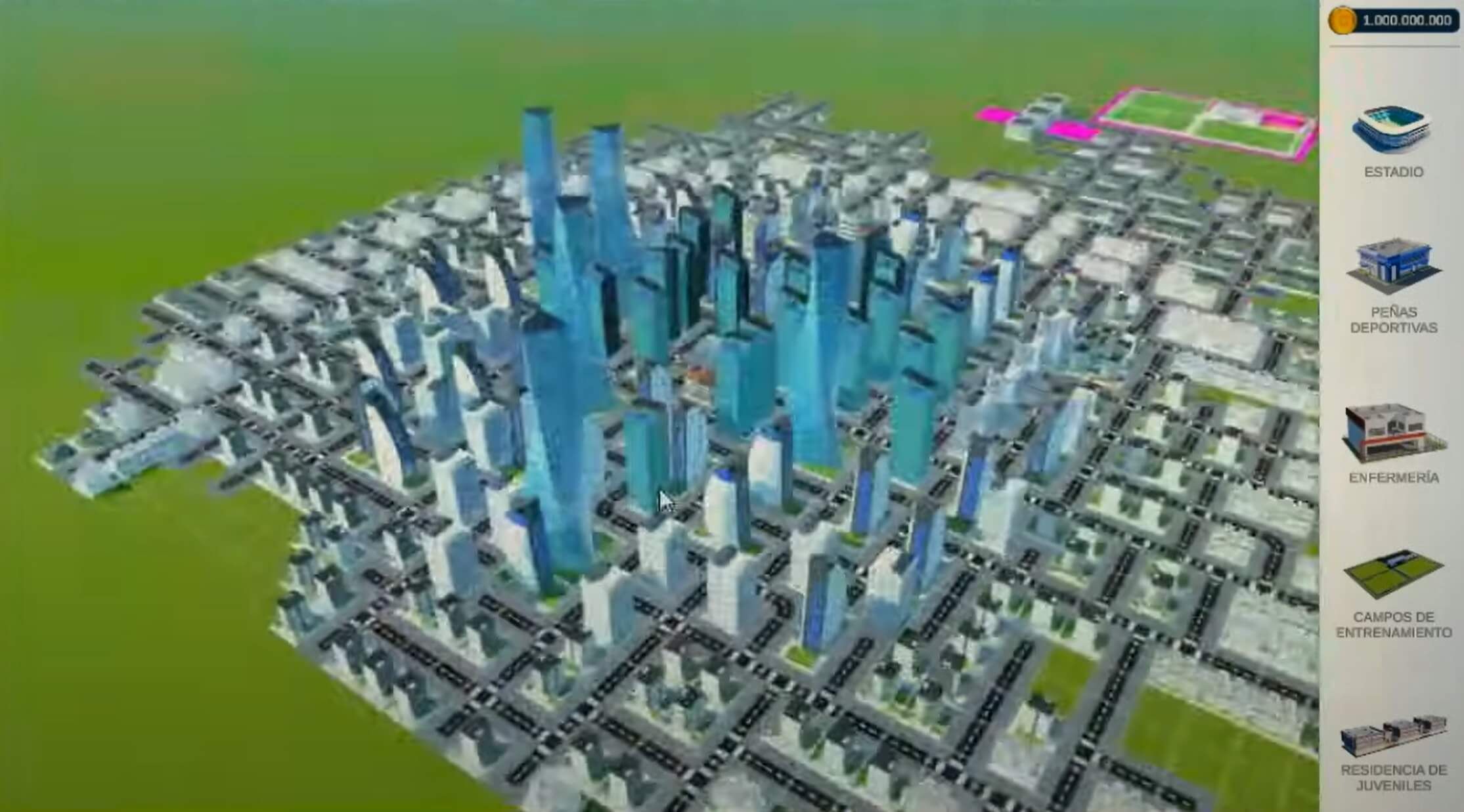  Captura del making off de PC Fútbol 8.