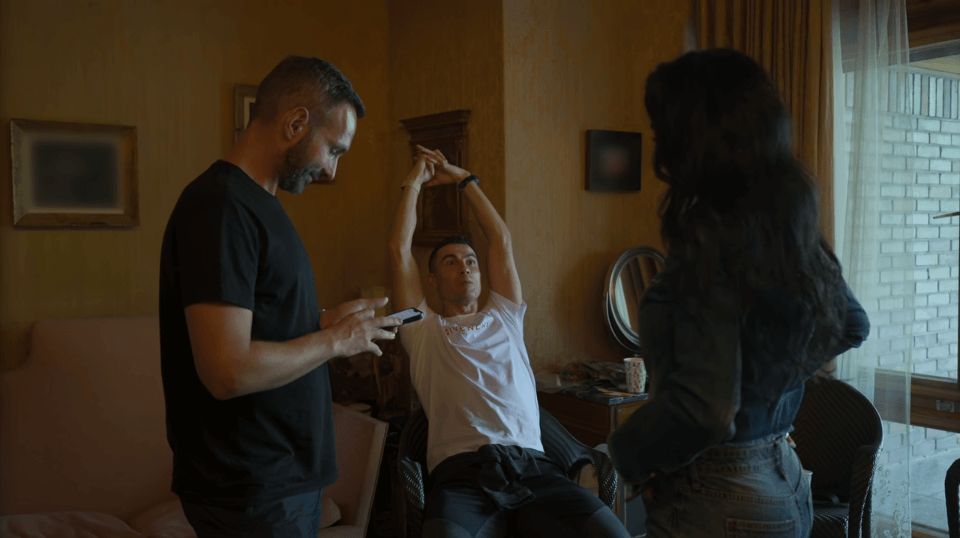  Cristiano Ronaldo y Georgina Rodríguez en 'Soy Georgina' (Captura de Netflix)