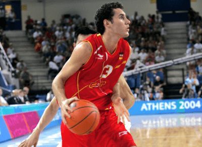 Rudy Fernández en un partido de Atenas' 2004