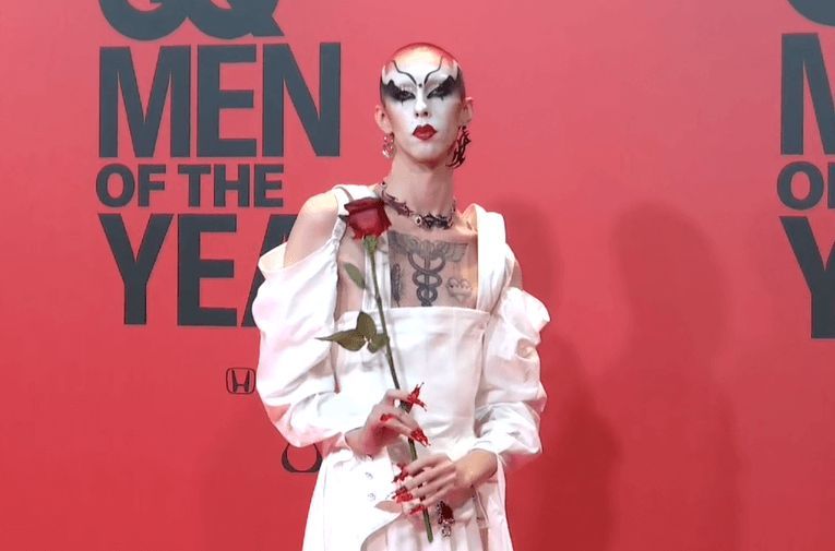 Hugáceo Crujiente, en la gala GQ: Men of the year