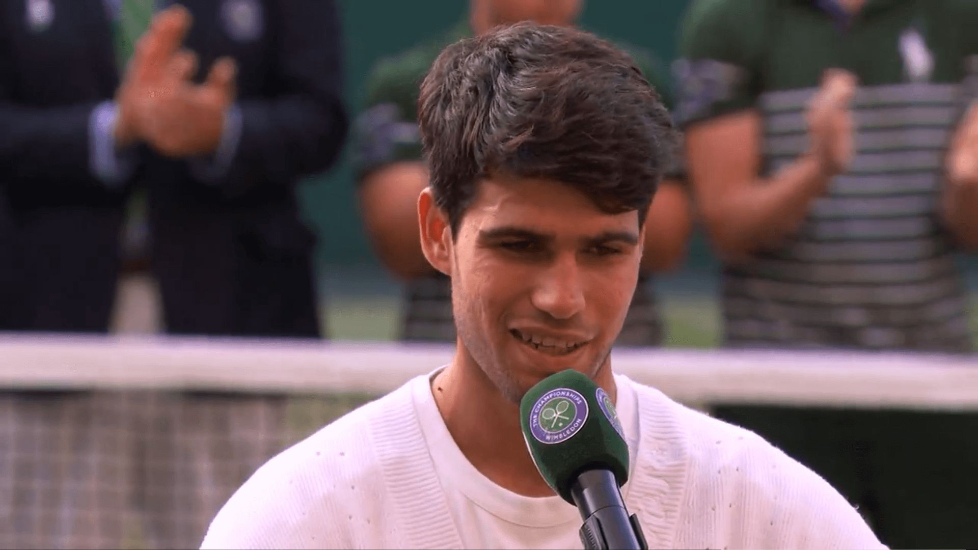 Carlos Alcaraz, tras caer en Wimbledon.