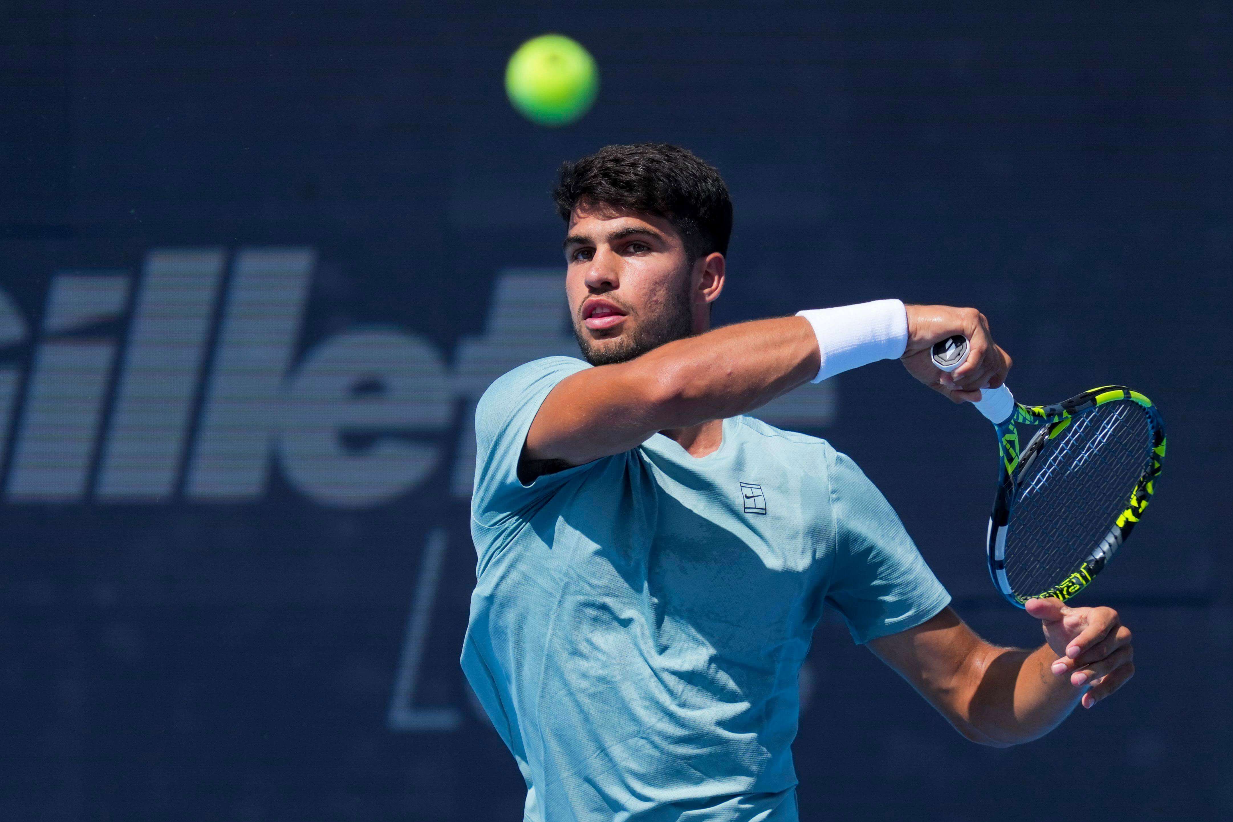  Carlos Alcaraz, en Cincinnati.