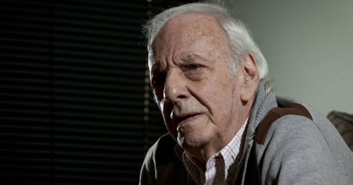  César Luis Menotti, durante una entrevista.