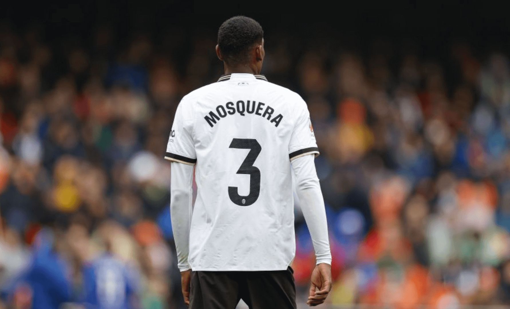 Cristhian Mosquera, ante el Getafe CF.