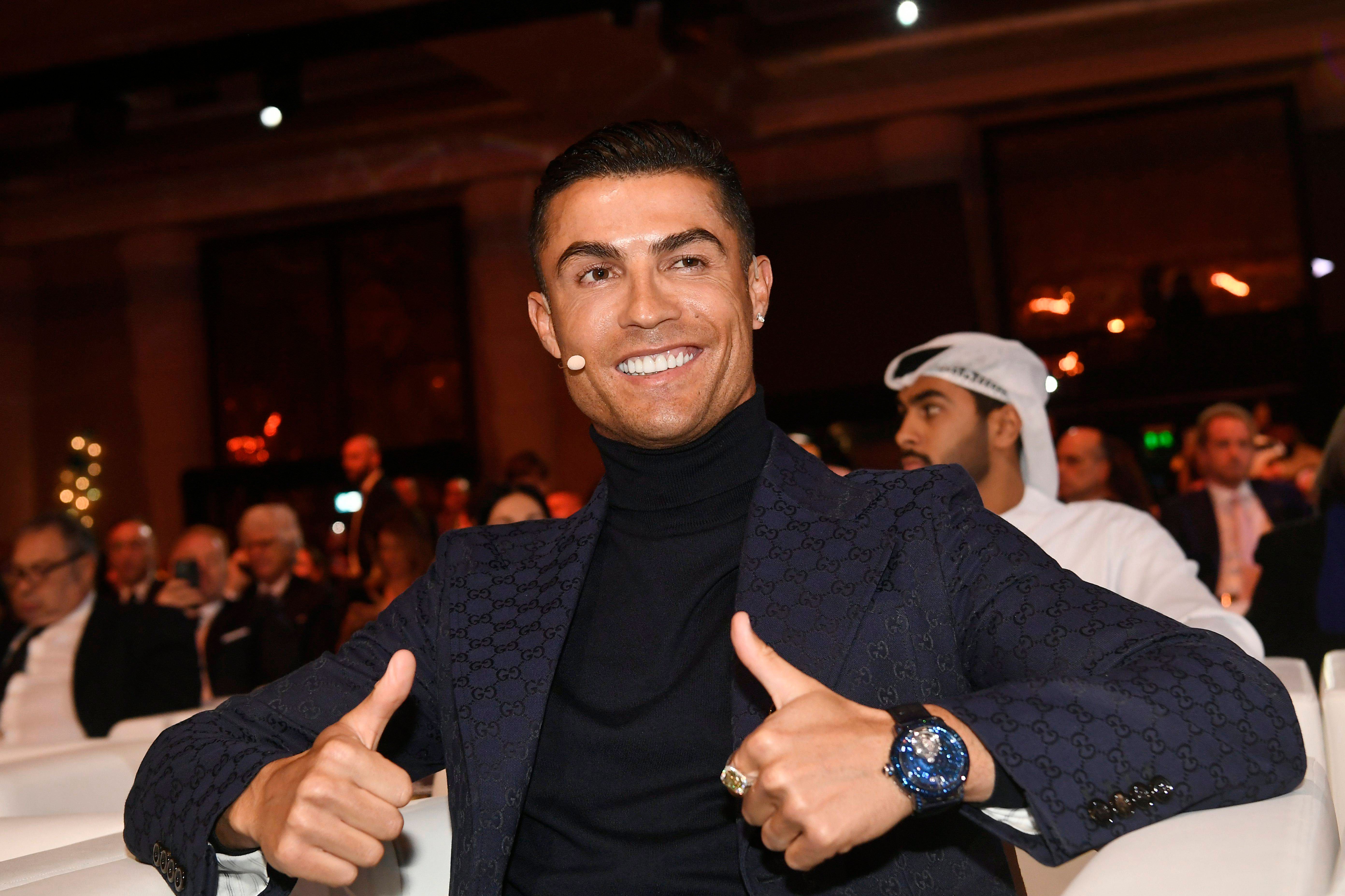  Cristiano Ronaldo en los Globe Soccer Awards (Cordon Press)
