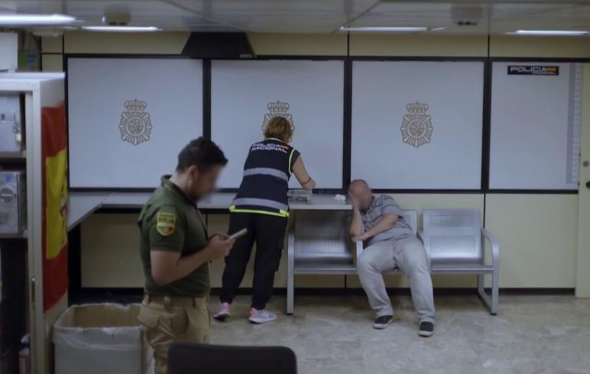  Detención de Raúl Moro en Madrid.