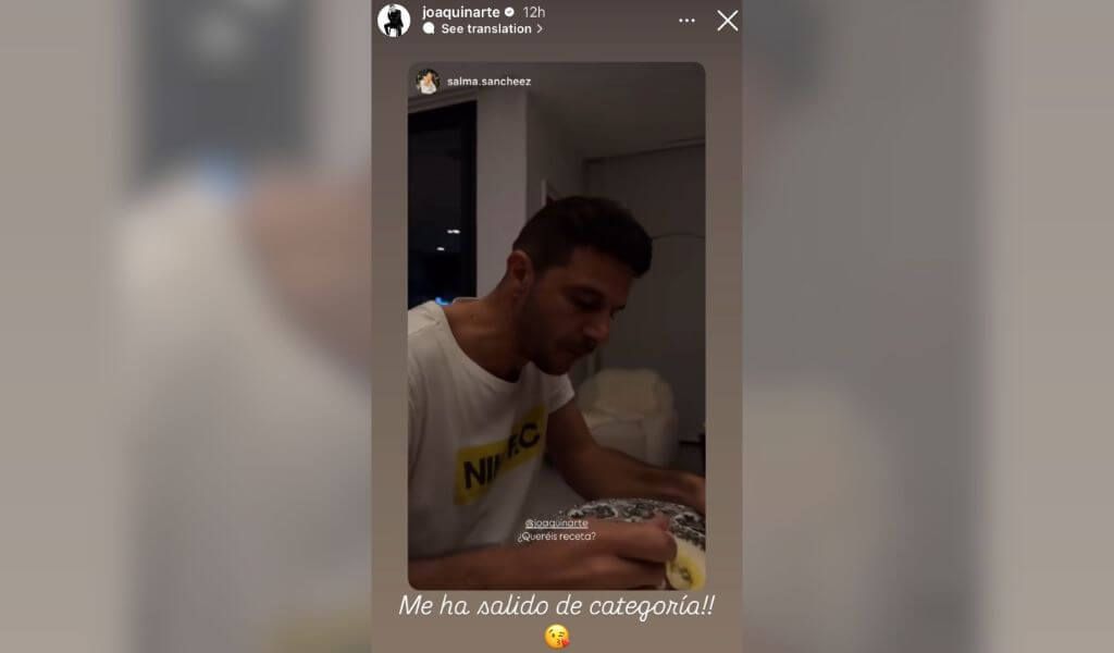  Joaquín Sánchez y su Risotto a la parmesana