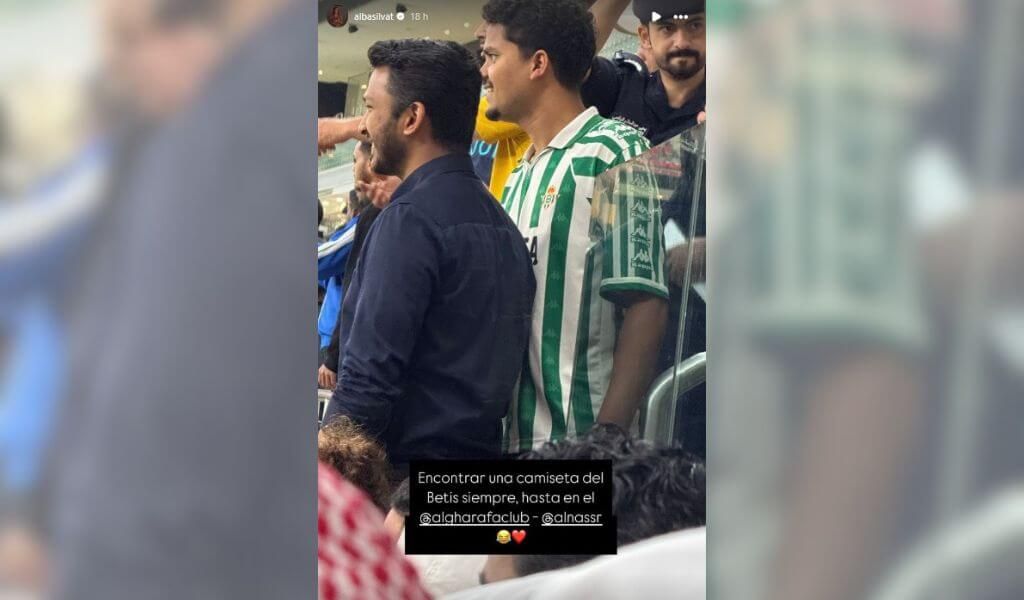  La camiseta del Betis, presente en un partido de Sergio Rico