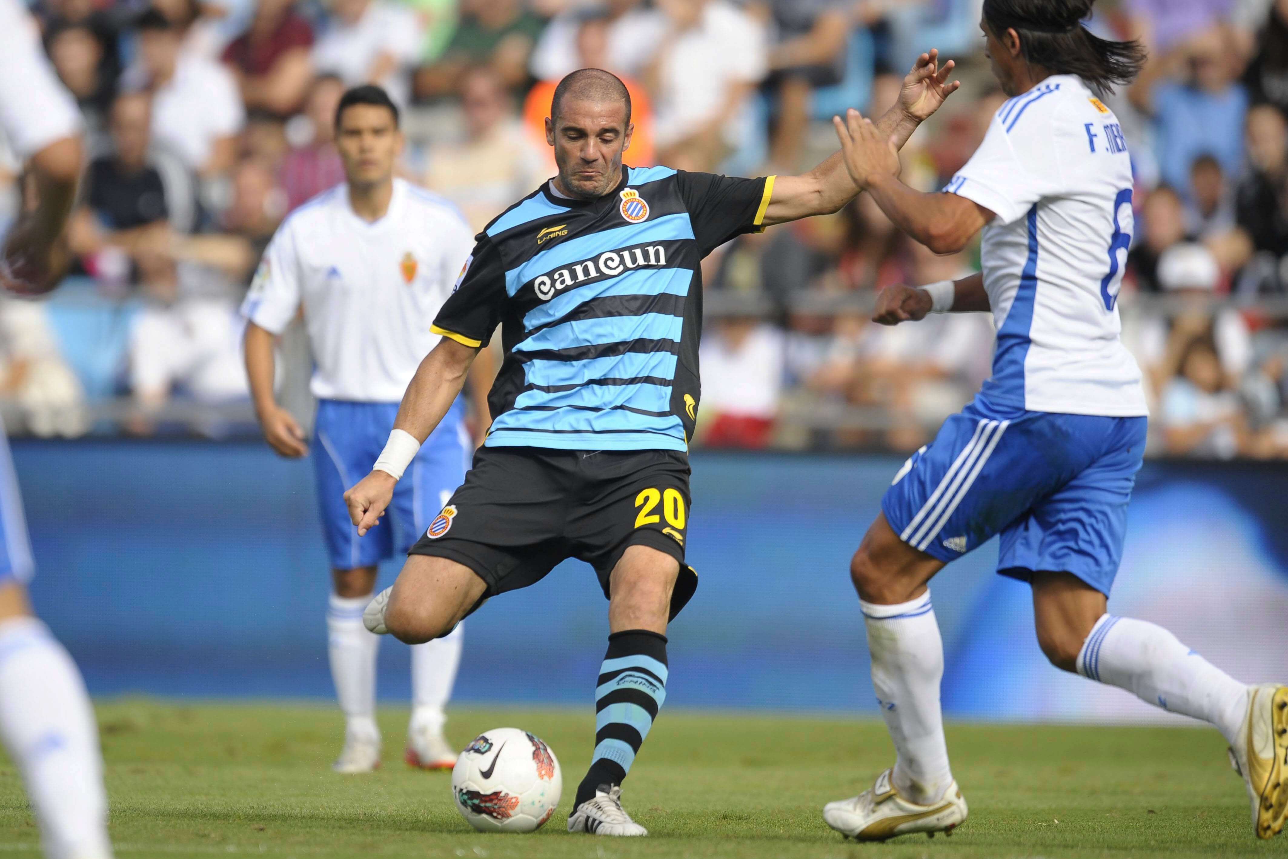Walter Pandiani, durante su etapa en el Espanyol.