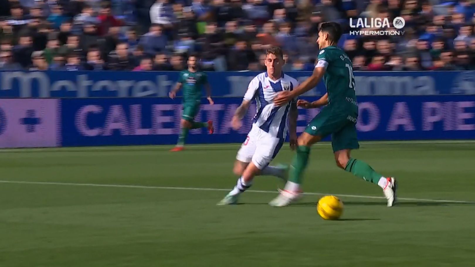 El momento del penalti.