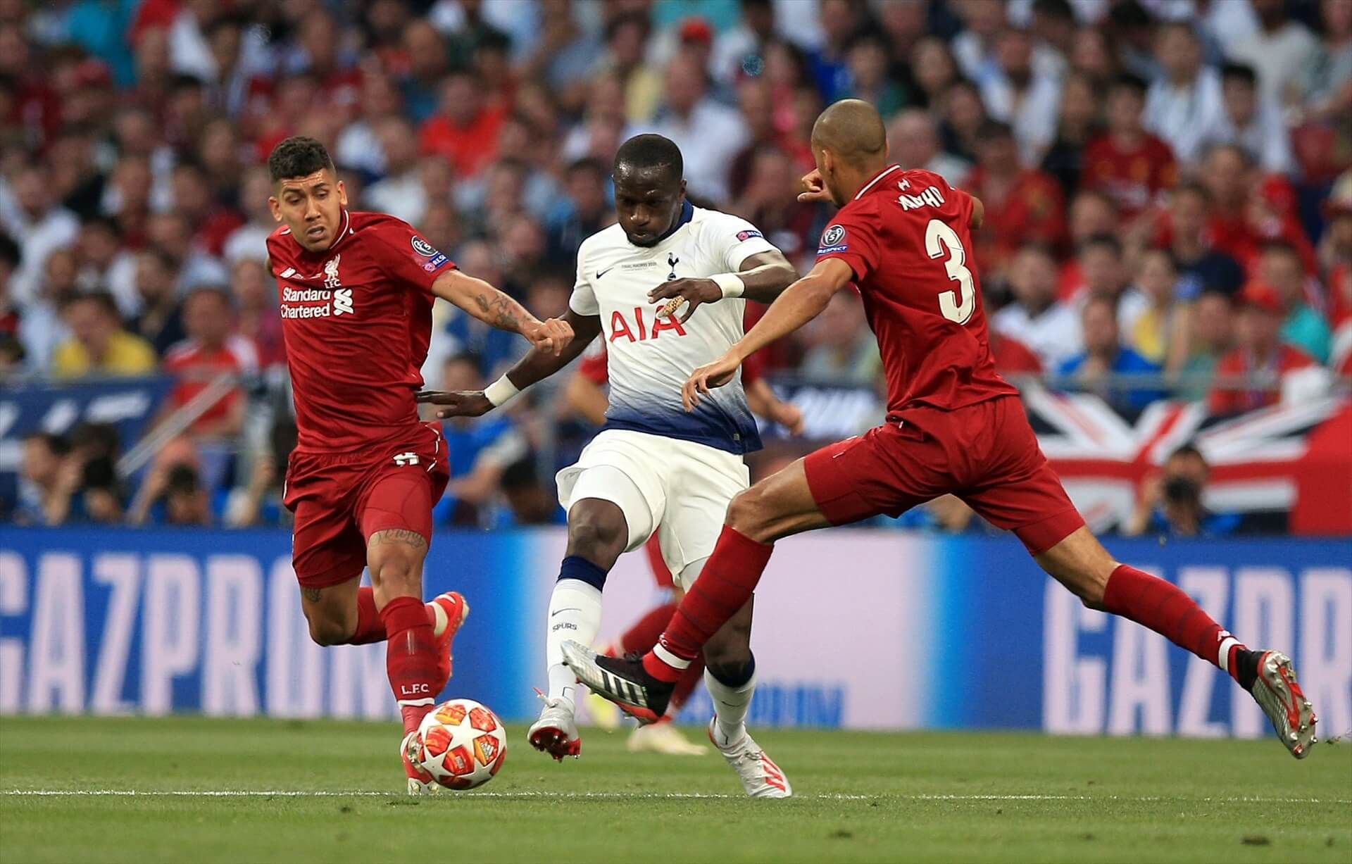 Imagen de la final entre el Tottenham y el Liverpool en 2019
