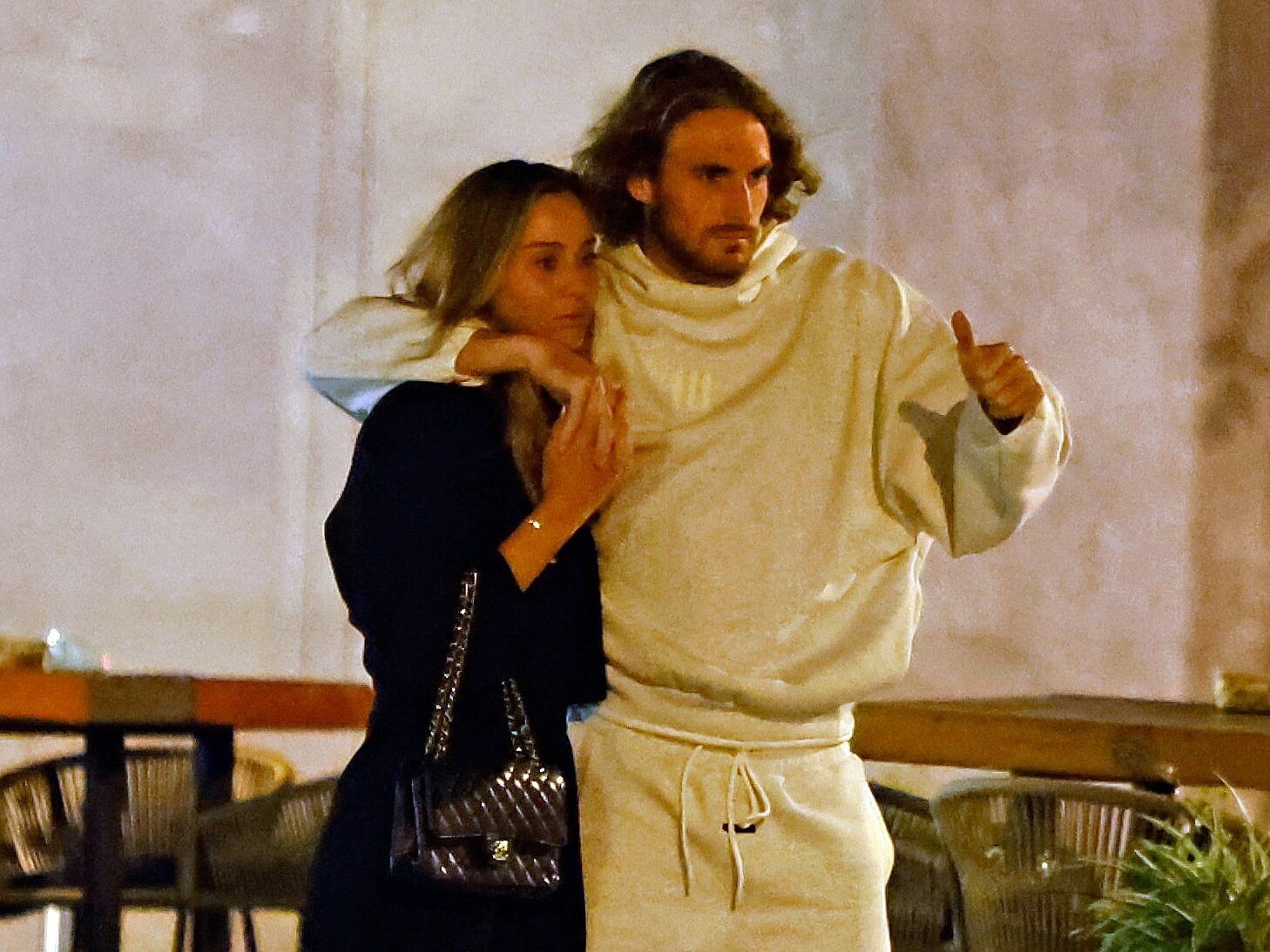  Paula Badosa y Stefanos Tsitsipas en Madrid