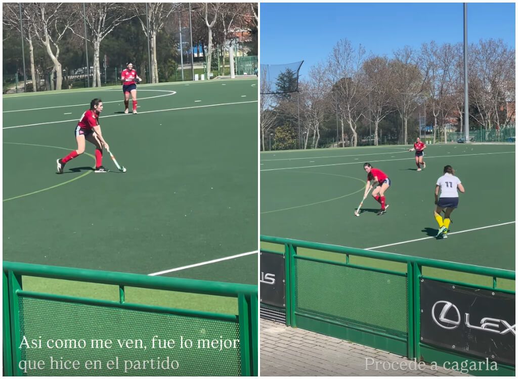  Mina Bonino jugando al hockey hierba