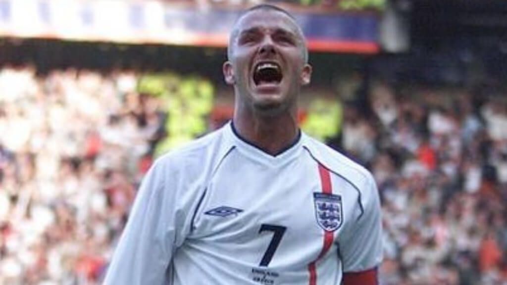 David Beckham con la Selección Inglesa (@davidbeckham)