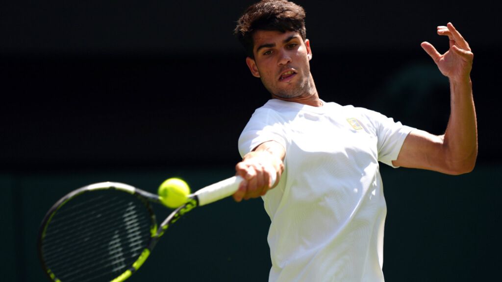 Carlos Alcaraz, en Wimbledon