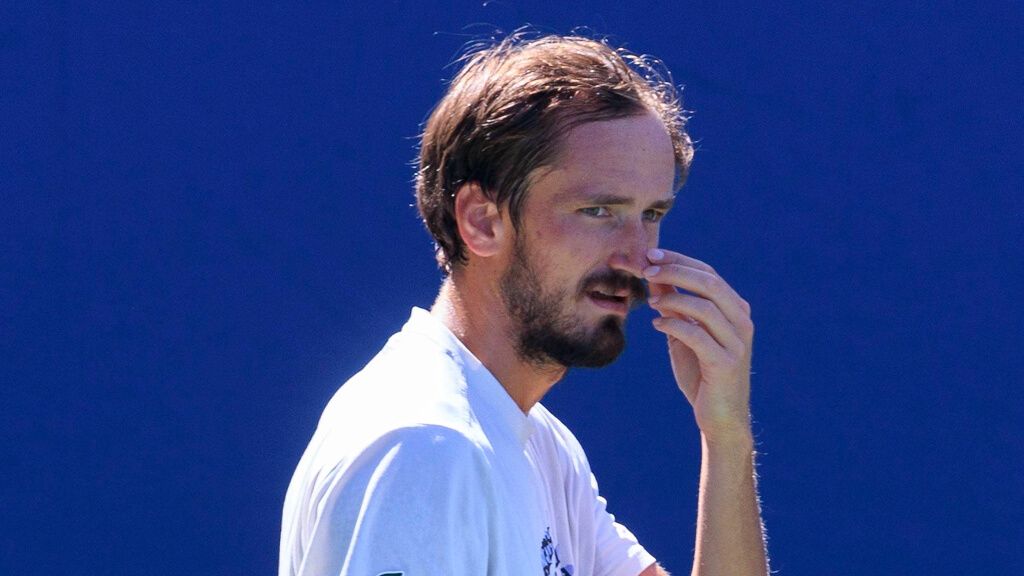  Medvedev en el US Open (Cordon Press)