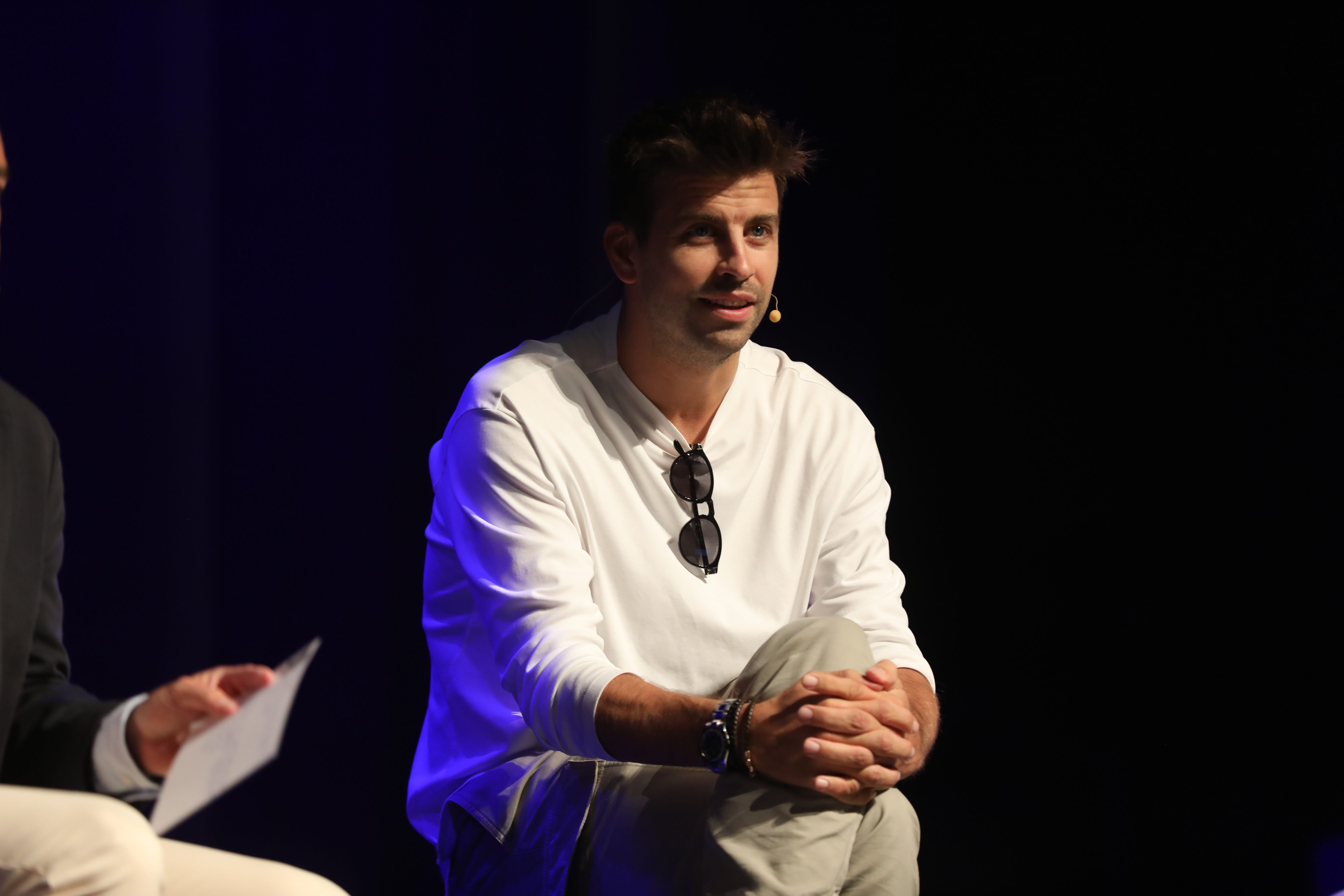 Gerard Piqué, durante un acto.