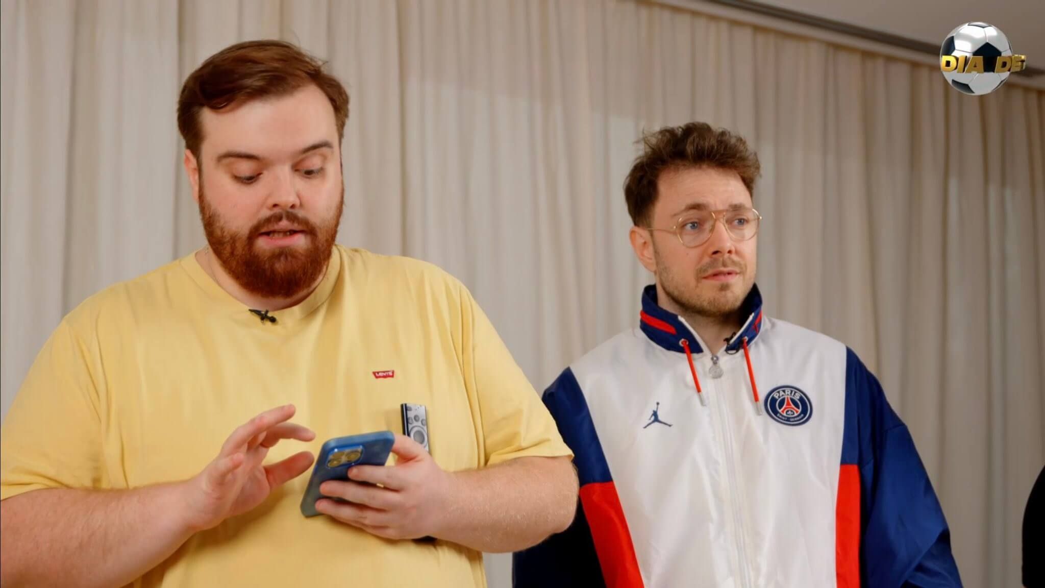  Reven se tuvo que poner una chaqueta del PSG tras la eliminación del Barça