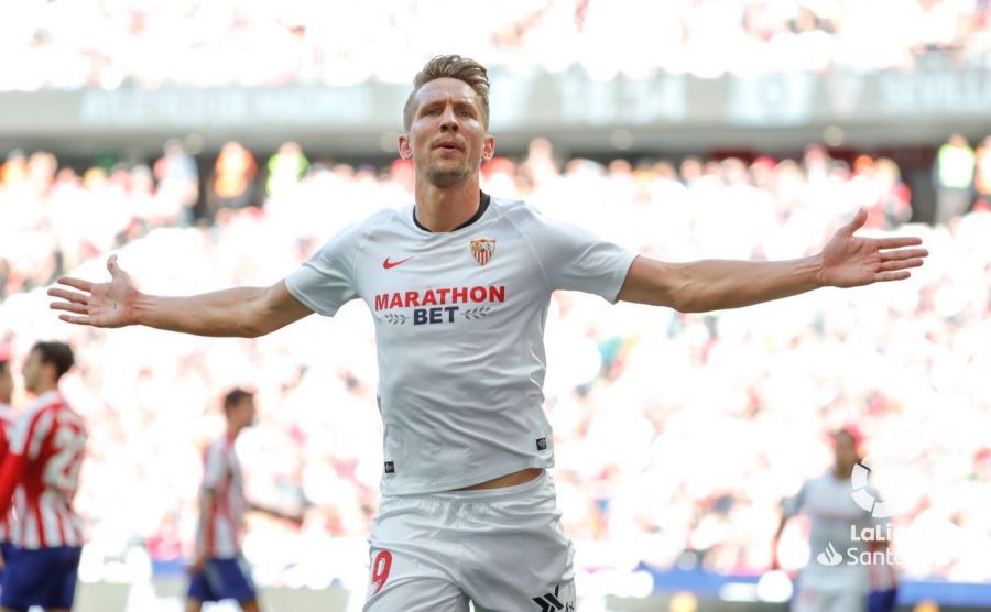 Gol de Luuk de Jong ante el Atlético.