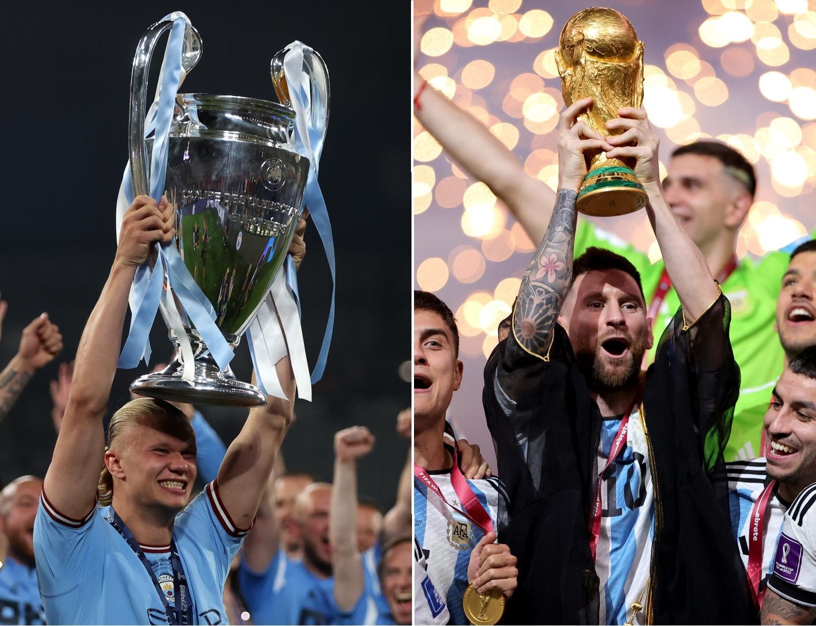  Haaland y Leo Messi opositan al Balón de Oro.