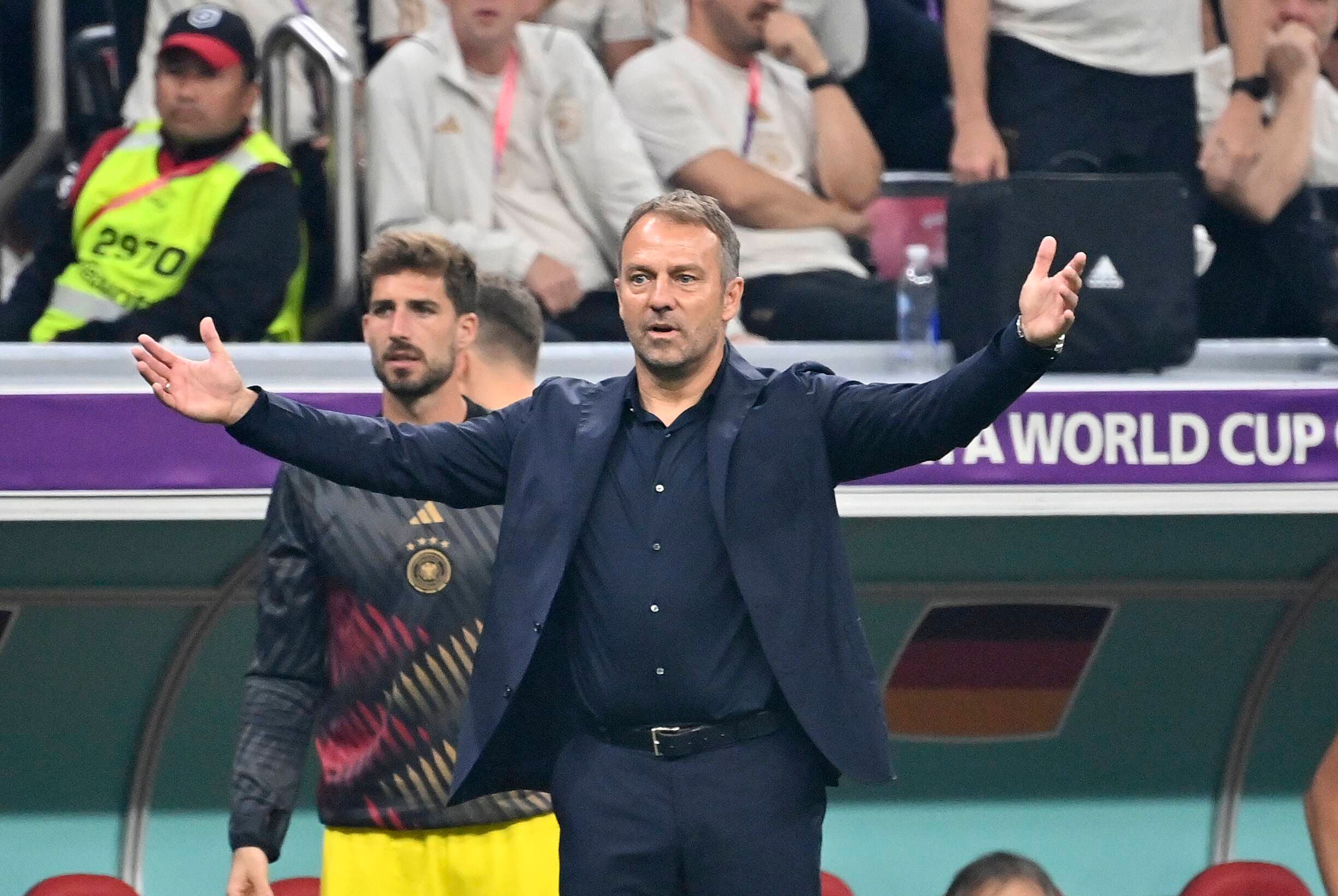 Hansi Flick, en el Costa Rica-Alemania (Foto: Cordon Press).